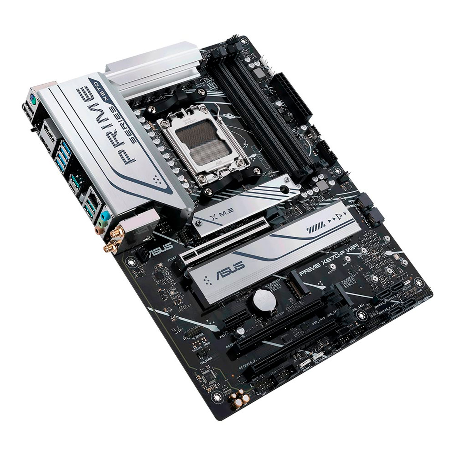 Placa Mãe Asus Prime X670-P Prime DDR5 Socket AMD AM5 Chipset X670 ATX
