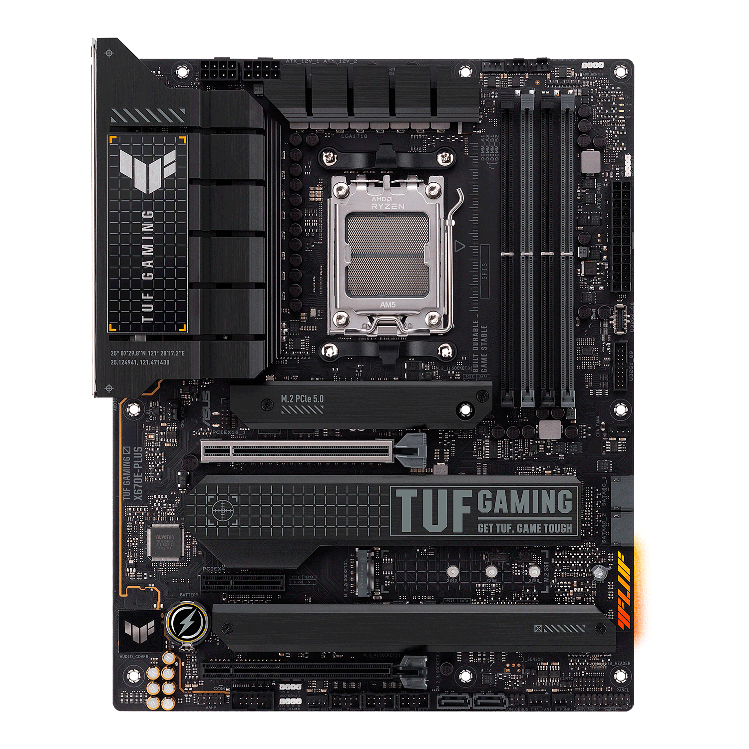 Placa Mãe Asus Tuf Gaming X670E Plus Socket AM5 Chipset AMD X670 DDR5 ATX