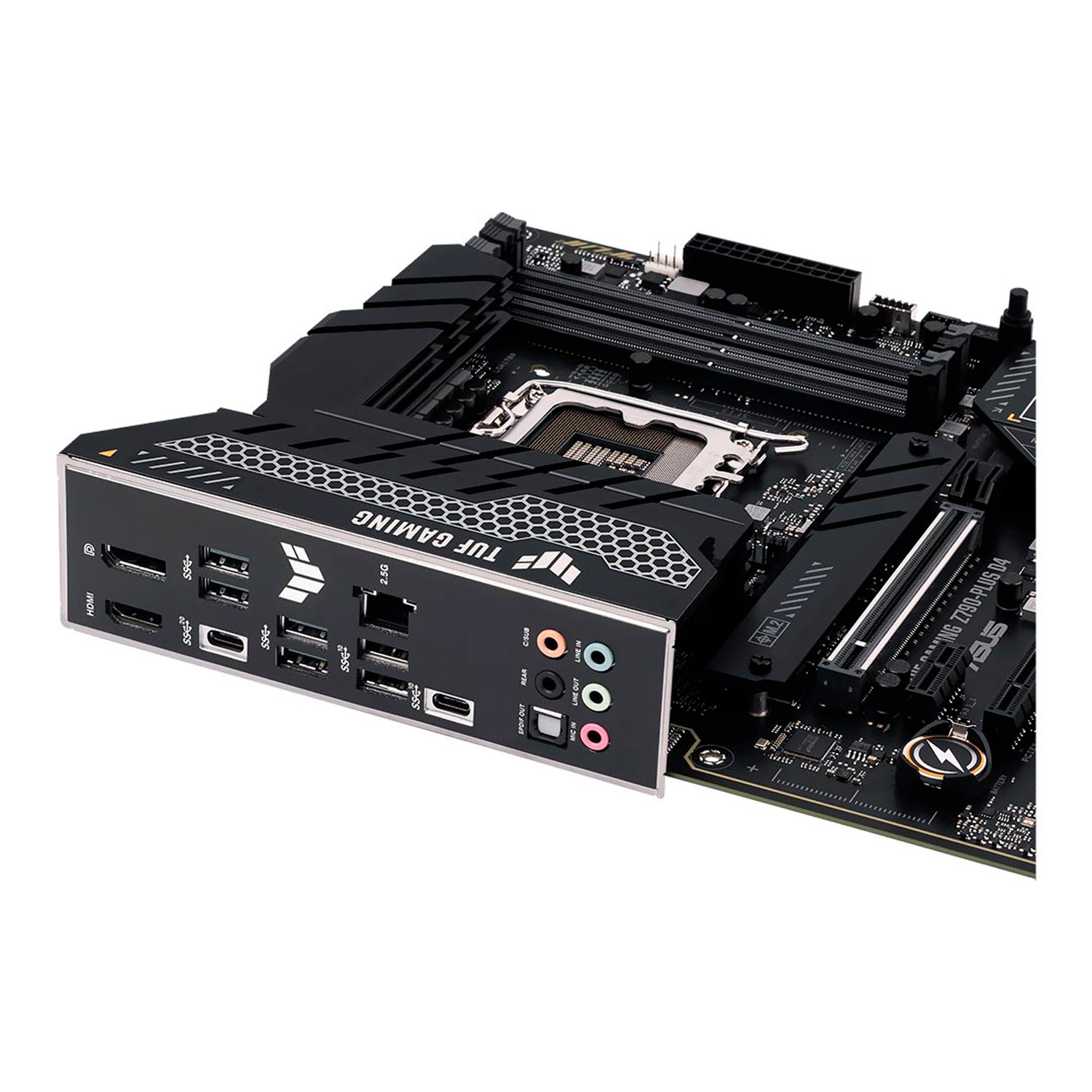 Placa Mãe Asus Tuf Gaming Z790 Plus D4 / LGA 1700 / Chipset Intel Z790 / DDR4 / ATX