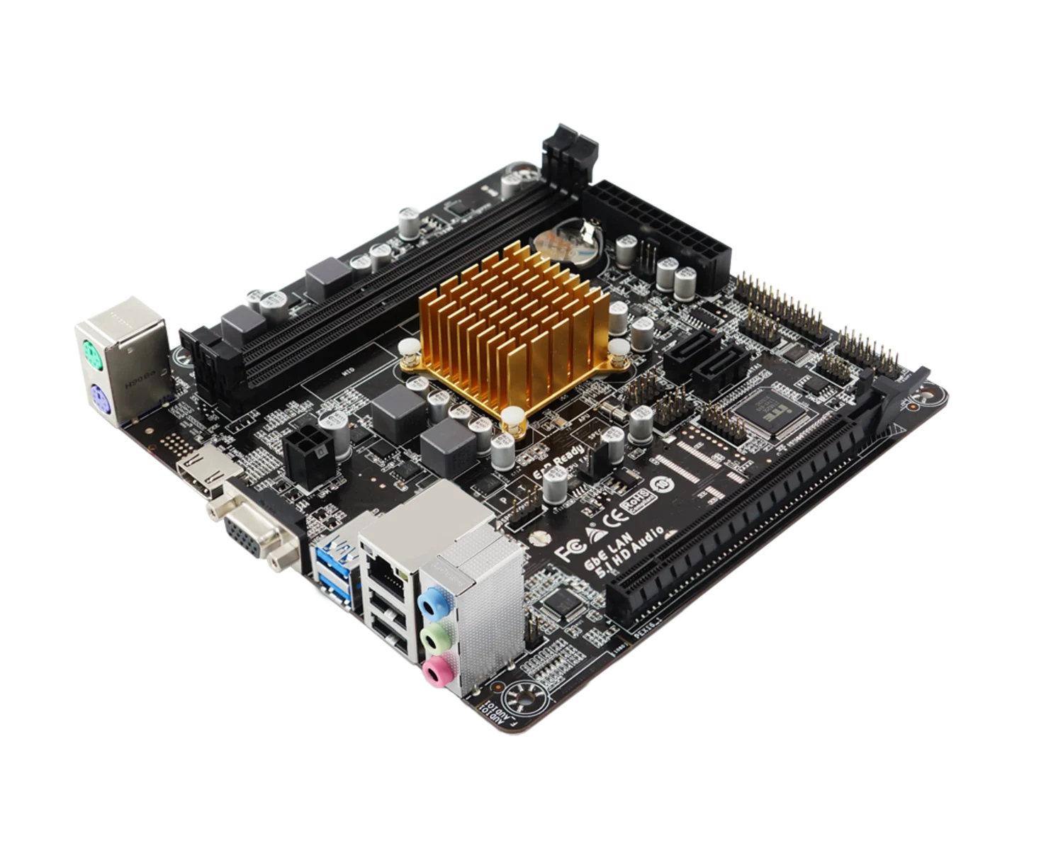 Placa Mãe Biostar A68N 2100K Chipset AMD Beema DDR3 Mini ITX Processador Dual Core AMD E1-6010 2.0