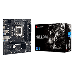 Placa Mãe Biostar H610MH, Chipset H610, Intel LGA 1700, mATX, DDR4