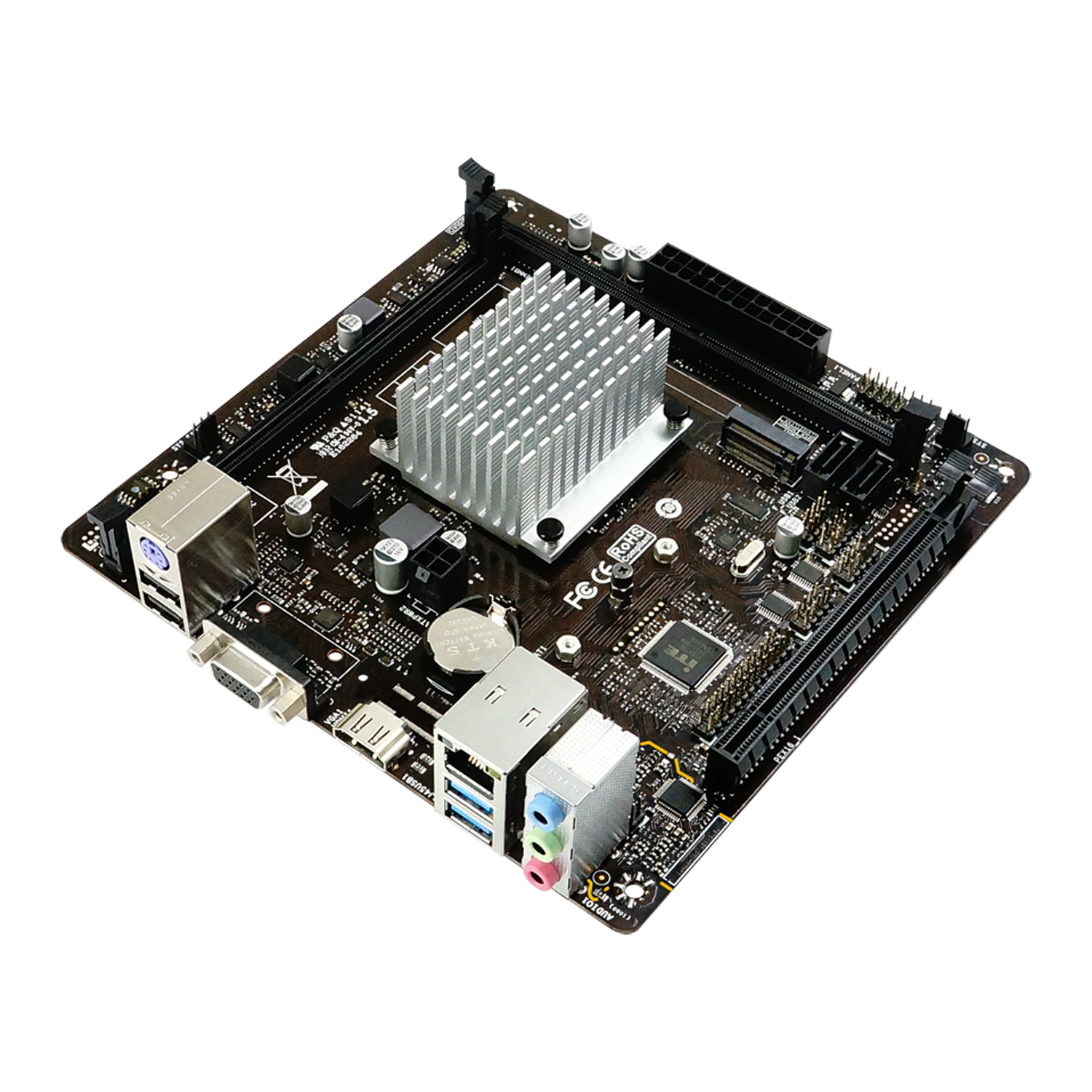 Placa Mãe Biostar J4125NHU DDR4 Mini ITX com Processador Quad-Core Celeron ITX