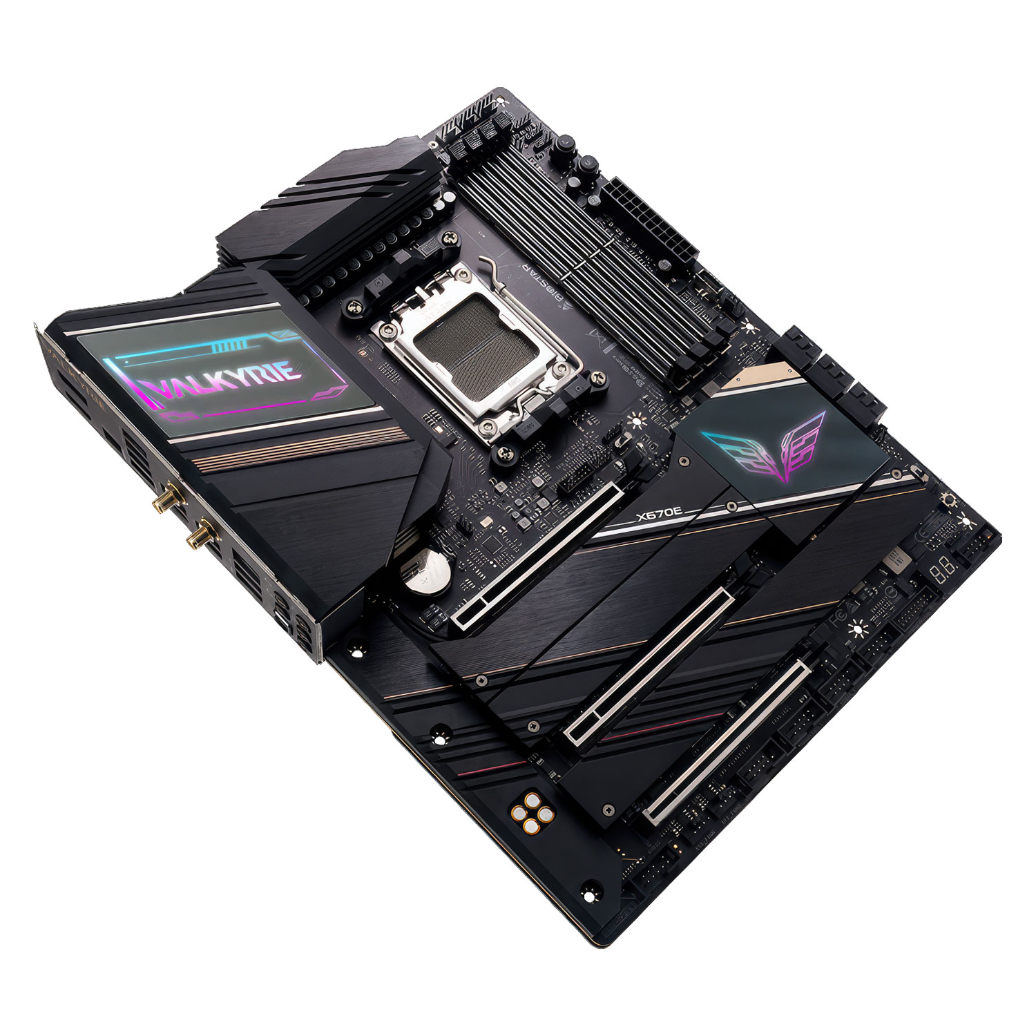 Placa Mãe Biostar X670E Valkyrie DDR5 Socket AM5 Chipset AMD X670 ATX