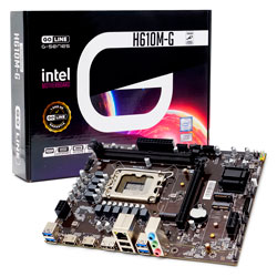 Placa Mãe Goline H610M-G Socket LGA 1700 Chipset Intel H610 DDR4 Micro ATX - (1 Ano de Garantia)