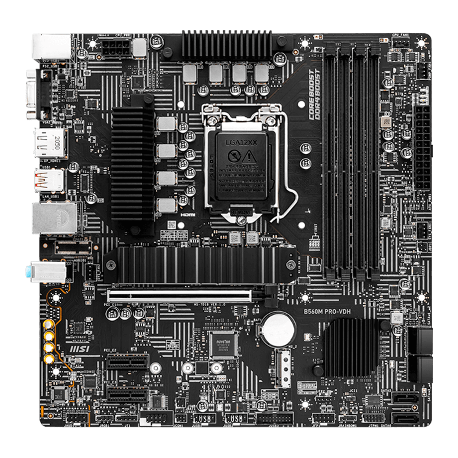 Placa Mãe MSI B560M PRO-VDH DDR4 Socket LGA 1200 Chipset Intel B560 Micro ATX