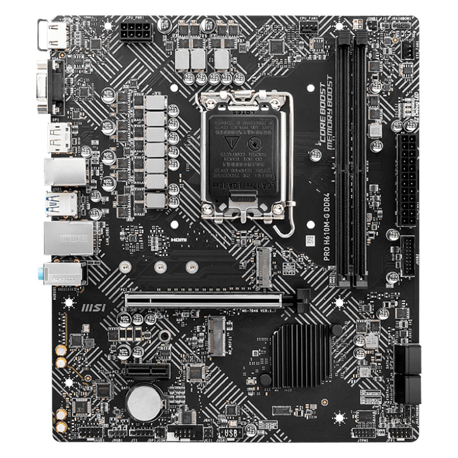 Placa Mãe MSI Pro H610M-G DDR4 Socket LGA 1700 Chipset Intel H610 Micro ATX