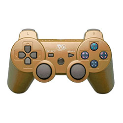 Controle Play Game para PS3 - Dourado