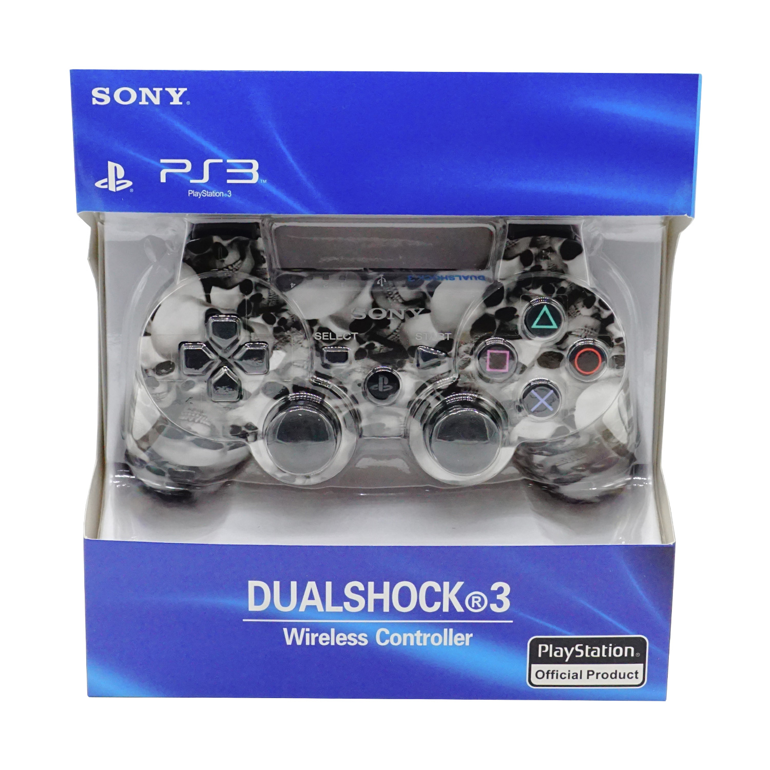 Controle Sony Dual Shock 3 PPP Caveira para PS3