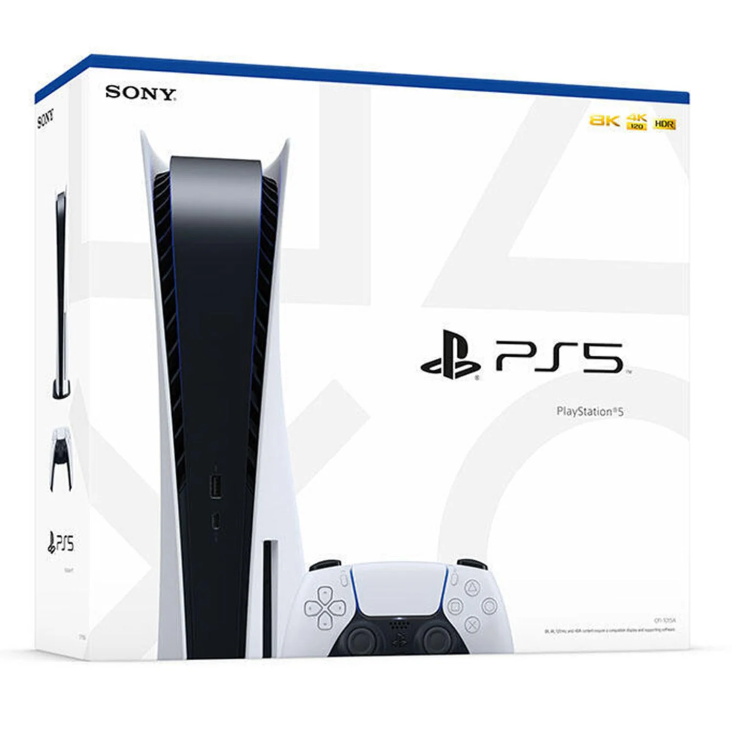 Console Sony Playstation 5 CFI-1215A 8K 825GB SSD Bivolt - Branco (USA)