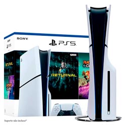 Console Sony PlayStation 5 Slim Returnal CFI-2015A 4K 1TB SSD + Jogo Returnal e Ratchet & Clank: Rift Apart