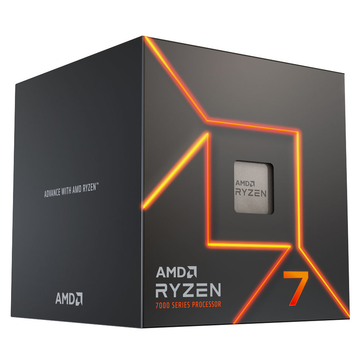 Processador AMD Ryzen 7 7700 Socket AM5 8 Core 16 Threads 3.8GHz e 5.3GHz Turbo Cache 40MB
