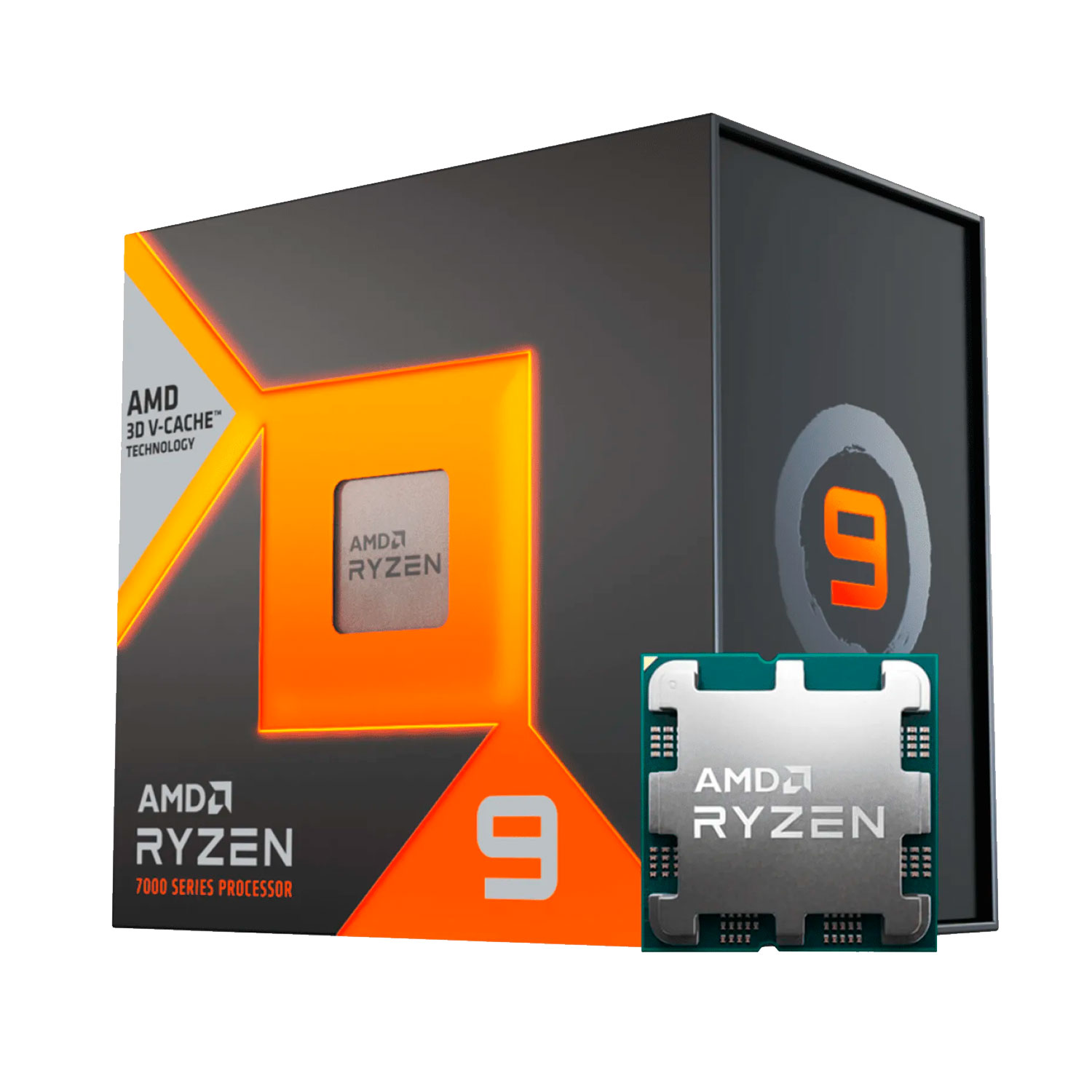 Processador AMD Ryzen 9 7900X3D Socket AM5 12 Core 24 Threads 4.4GHz e 5.6GHz Turbo Cache 140MB