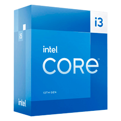 Processador Intel Core i3-13100 Socket LGA 1700 4 Core 4 Threads 3.4GHz e 4.5GHz Turbo Cache 12MB