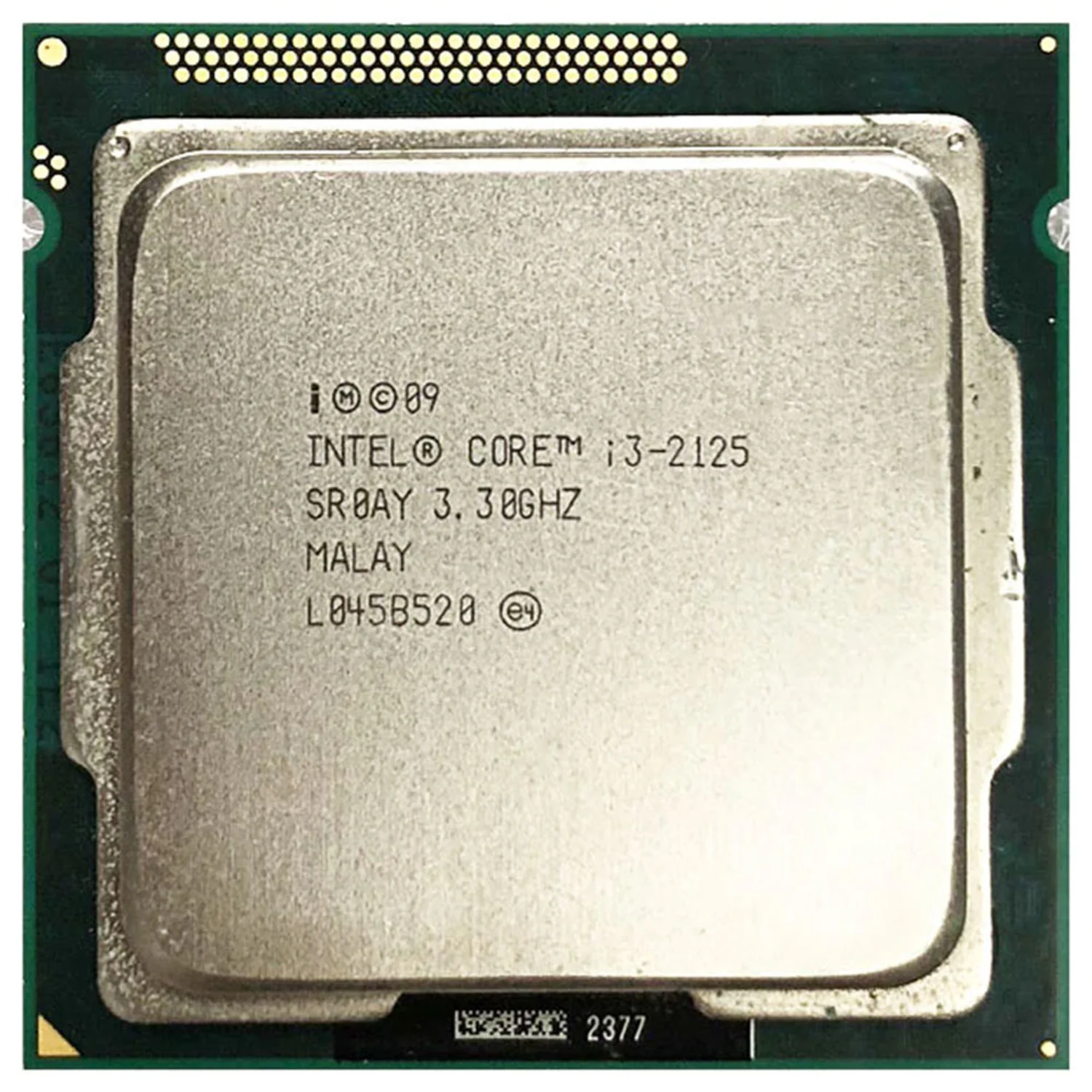 Processador Intel Core i3 2125 2 Geração / Soquete 1155 / 2C/4T / 3.3 GHz / OEM Pull (Sem Caixa)