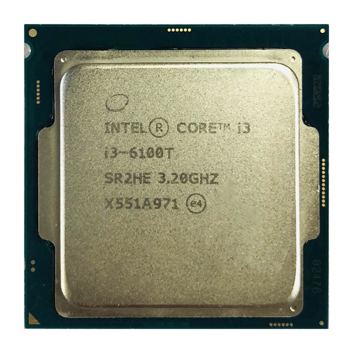 Processador Intel Core i3-6100T Pull OEM Socket 1151 2 Core 4 Threands Cache 3MB