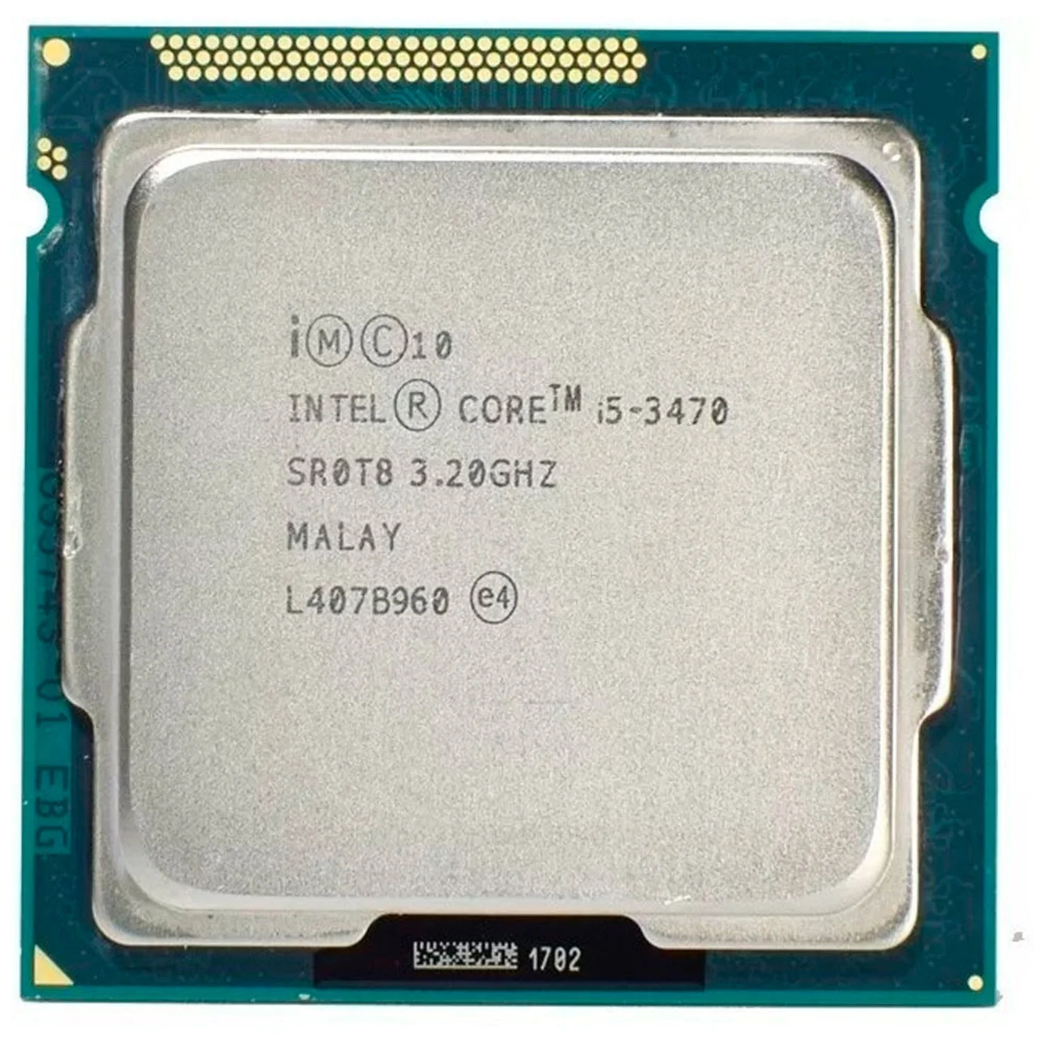 Processador Intel Core i5 3470  Pull OEM Socket LGA 1155 4 Core 4 Threads Cache 6MB
