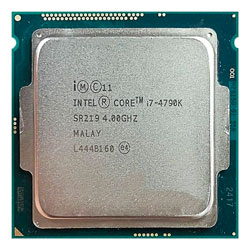 Processador Intel Core i7-4790K0 OEM Socket 1156 4 Core 8 Threads 3.0GHz e 4.4GHz Turbo Cache 8MB