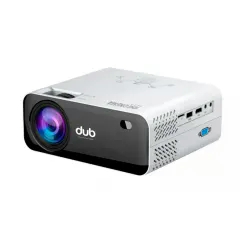Projetor Dub Home Cinema DUB-P2800 Wifi / Android / HDMI / VGA / USB / 2800 Lumens - Branco e Preto