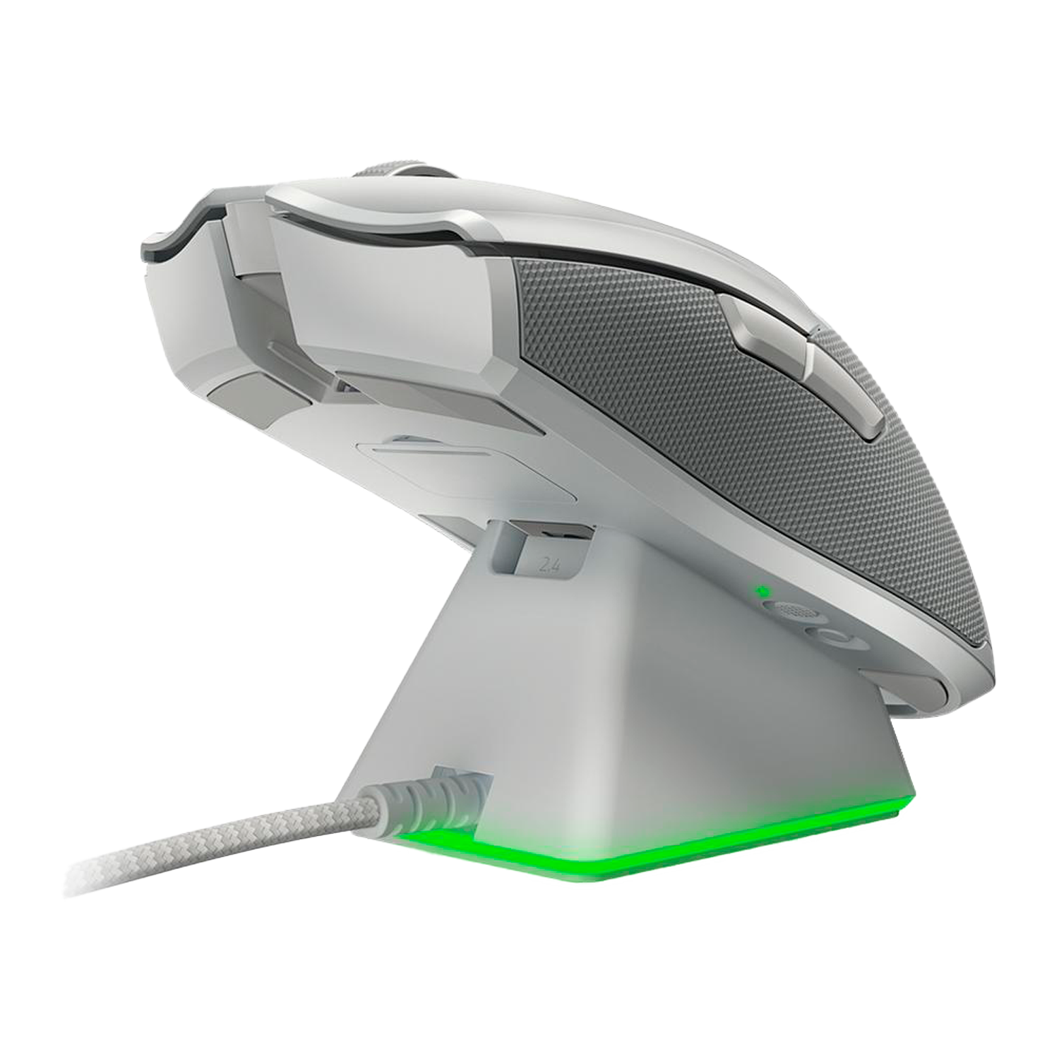 Mouse Sem Fio Gamer Razer Viper Ultimate 20.000 DPI / Chroma / 8 Botões / Switch Óptico / com Dock - Branco (RZ01-03050400-R3M1)