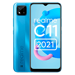 Celular Realme C11 RMX3231 64GB / 4GB Ram / 4G / Dual Sim / Tela 6.5" / Câmeras 13MP+2MP e 5MP - Azul