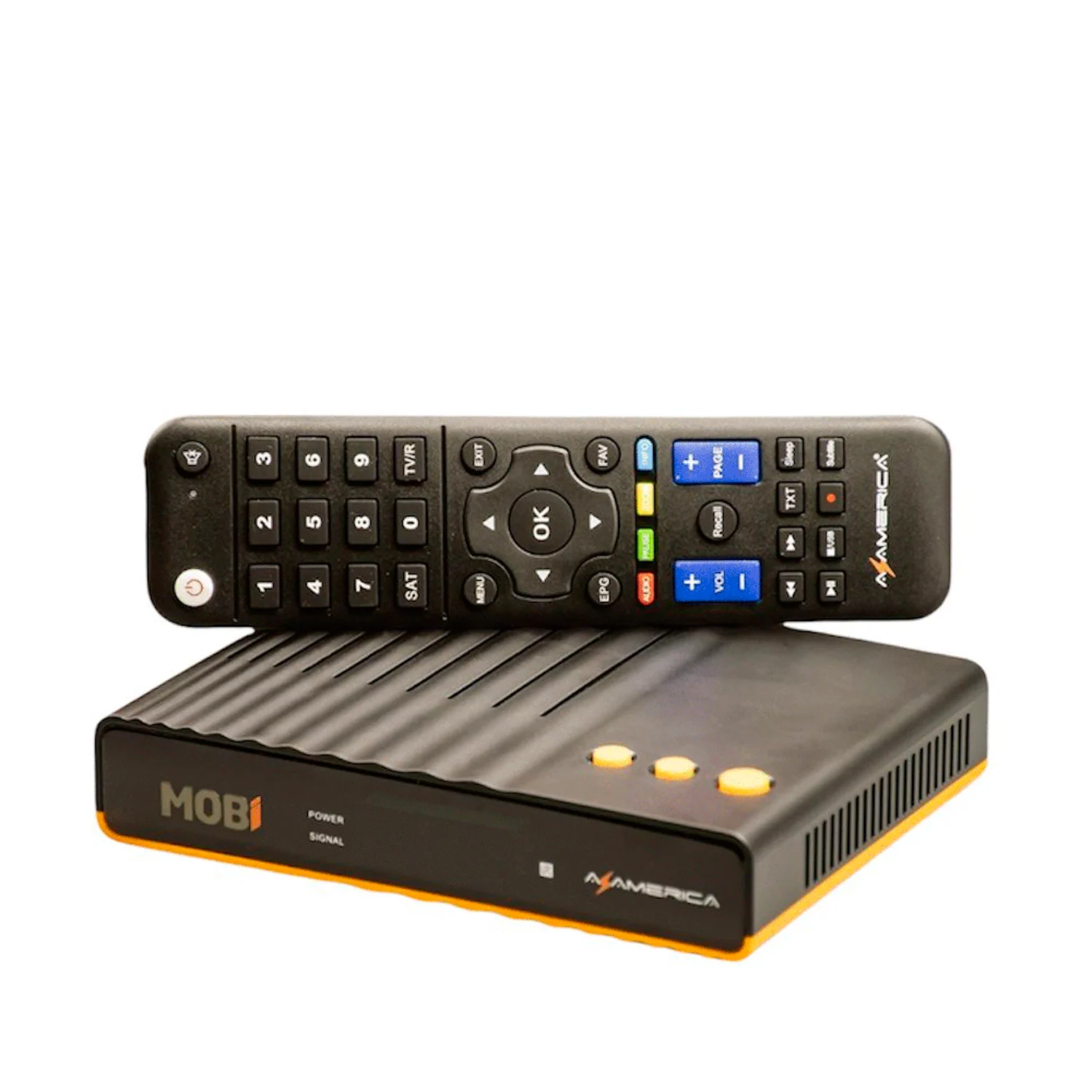 Receptor AZ America Mobi Wifi / IPTV / Vod / IKS / 4K Ultra HD / 1 Tuner