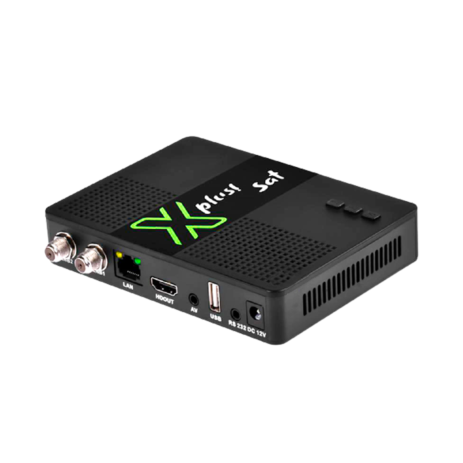 Receptor Interbras XPLUS SAT Full HD 16GB 2GB RAM Wi-Fi - Preto