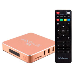 Receptor MXQ Plus 8K Ultra HD 256GB 64GB RAM 5G WiFi - Dourado