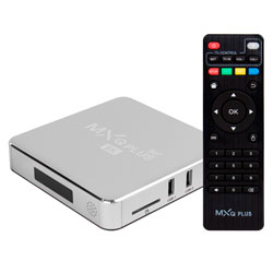 Receptor MXQ Plus 8K Ultra HD 256GB 64GB RAM 5G WiFi - Prata