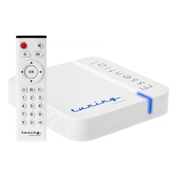 Receptor Tuning Essential-White IPTV / VOD / WIFI / 1GB / 8GB / Android 10.0 - Branco