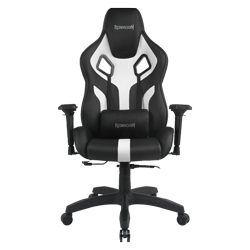 Cadeira gamer Redragon Capricornus - Branco e preto (C502-BW)