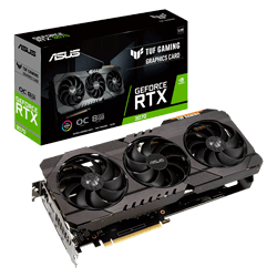 Placa de vídeo Asus GeForce RTX 3070 - (TUF-RTX3070-O8G-GAMING)