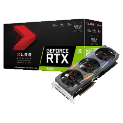 Placa de Vídeo PNY GeForce RTX 3080 XLR8 Gaming UPRISING EPIC-X RGB / Triple Fan / 10 GB / GDDR6X
