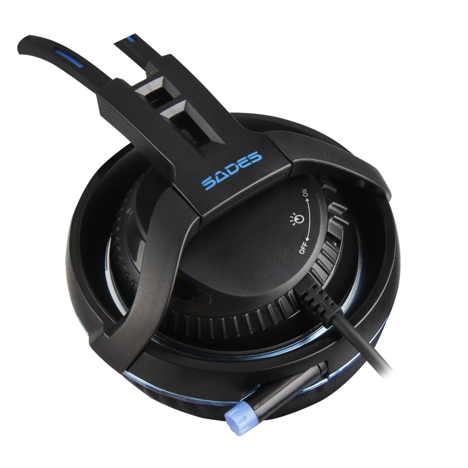 Headset Gamer Sades Diablo SA-916 - Preto/Azul