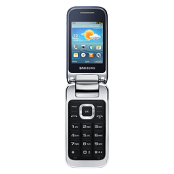 Celular Samsung GT-C3592 Flip / Dual SIM / Tela 2.4" / 850/900 / Câmera de 1.3MP - Preto