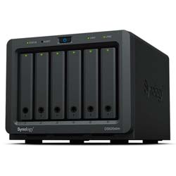 Servidor NAS Storage Synology Diskstation DS620slim DDR3 Intel Celeron J3355 6 Baias - Preto