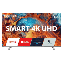 TV Toshiba Smart 55C350KB 55" DLED / 4K - Prata