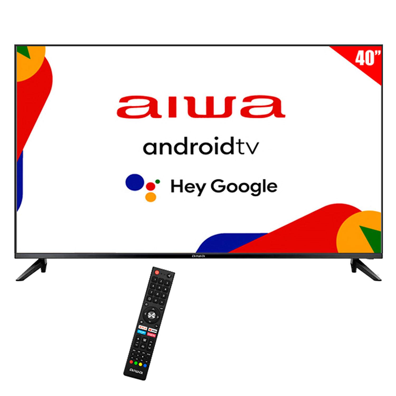TV Aiwa AW40B4SFG Smart / Tela 40" Full HD / Wifi / HDMI / Android