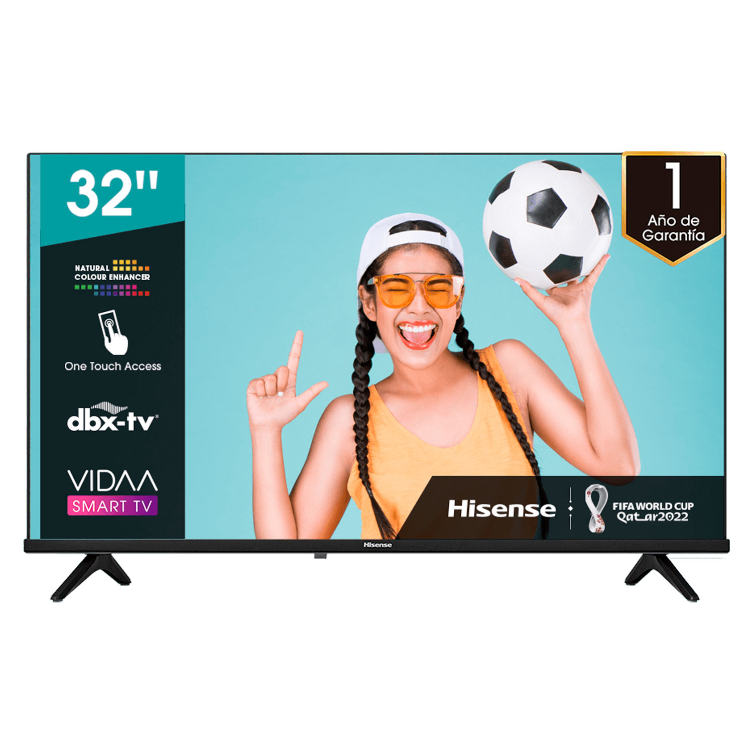 TV Hisense 32A4GSV Smart / LED / Tela 32" / HD / HDMI / USB / Wifi