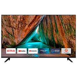 TV MTEK MK43FSAH LED / Tela 43" / Full HD / Smart / HDMI / USB / Wifi / Bluetooth - Preto