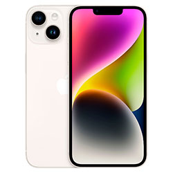 Celular Apple iPhone 14 A2884 CH 256GB / 5G / Tela 6.1"/ Câmera Dupla - Branco (SIM Físico)

