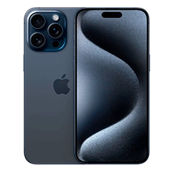 Celular Apple iPhone 15 Pro A2848 LL/A 512GB eSIM Tela 6.1" Câmera Tripla - Titânio Azul
