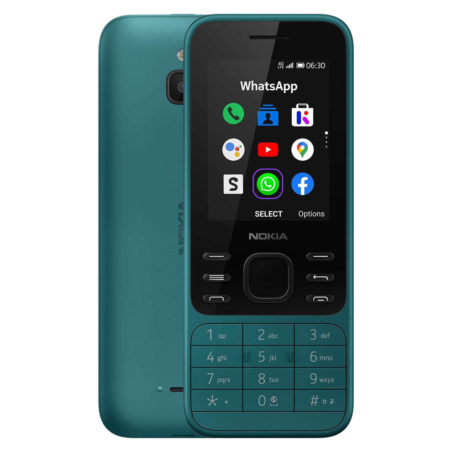Celular Nokia 6300 4G TA-1287 Dual SIM Tela 2.4" - Verde