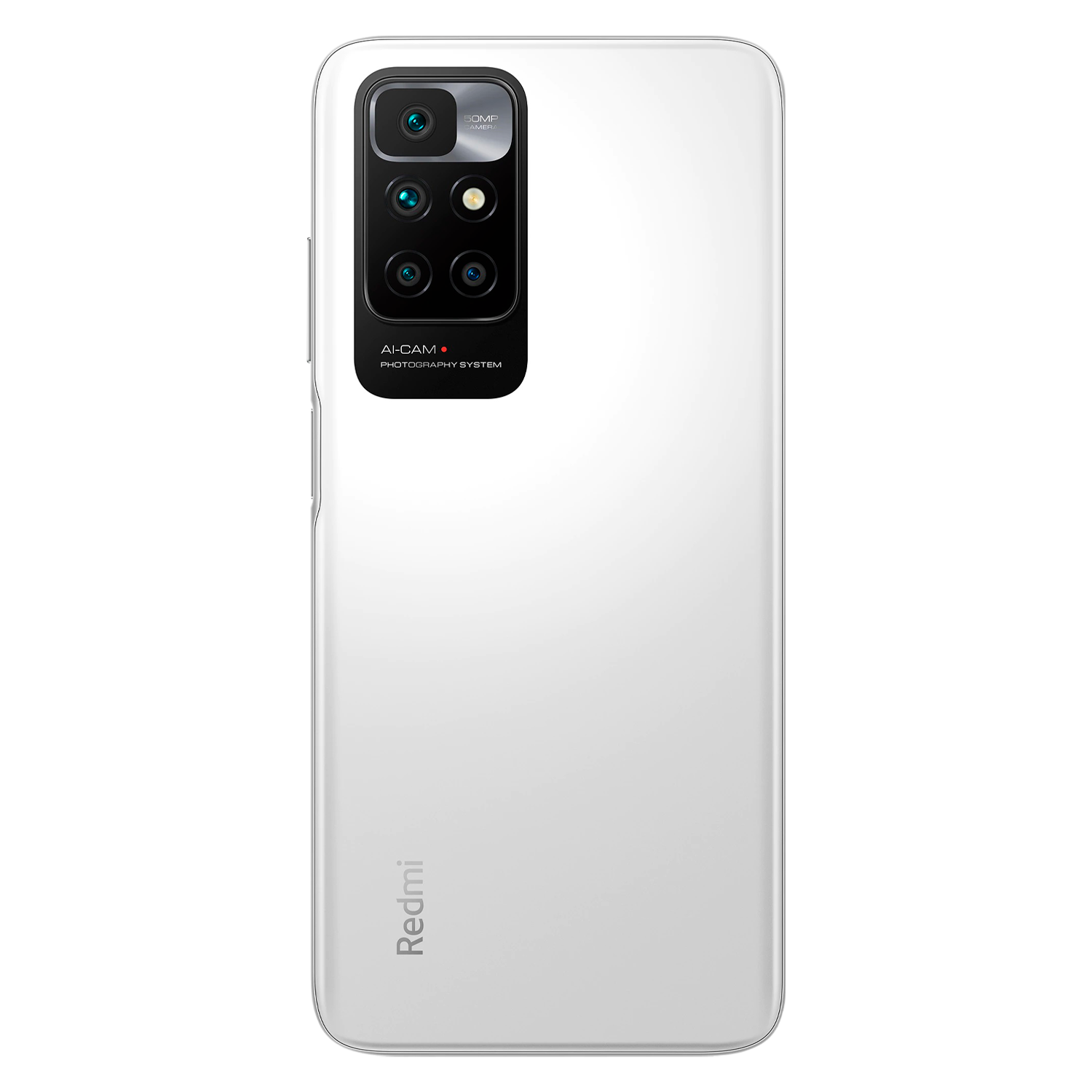 Celular Xiaomi Redmi 10 128GB / 6GB RAM / Dual SIM / Tela 6.5''/ Câmeras 50MP+8MP+2MP+2MP e 8MP - Branco (Global)(2022)(Carregador 3 Pinos)
