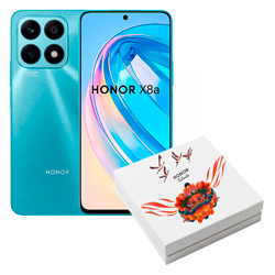 Smartphone Honor X8a 128GB 8GB RAM Dual SIM LTE Tela 6.7" + GiftBox - Azul