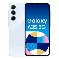 Smartphone Samsung Galaxy A35 5G A356E 128GB 6GB RAM Dual SIM Tela 6.6" - Azul (Caixa Slim)
