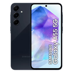 Smartphone Samsung Galaxy A55 5G A556E 128GB 8GB RAM Dual SIM Tela 6.6" + Adaptador - Preto (Caixa Slim)