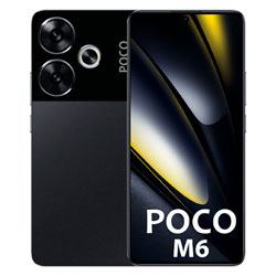 Smartphone Xiaomi Poco M6 4G Global 128GB 6GB RAM Dual SIM Tela 6.79" - Preto