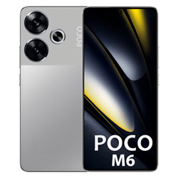Smartphone Xiaomi Poco M6 4G Global 256GB 8GB RAM Dual SIM Tela 6.79" - Prata