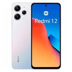 Smartphone Xiaomi Redmi 12 Global 128GB 4GB RAM Dual SIM NFC Tela 6.79" - Prata (Caixa Slim) (Lacre Pequeno)