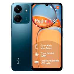 Smartphone Xiaomi Redmi 13C Global 128GB 6GB RAM Dual SIM Tela 6.74" - Azul (Lacre Pequeno)